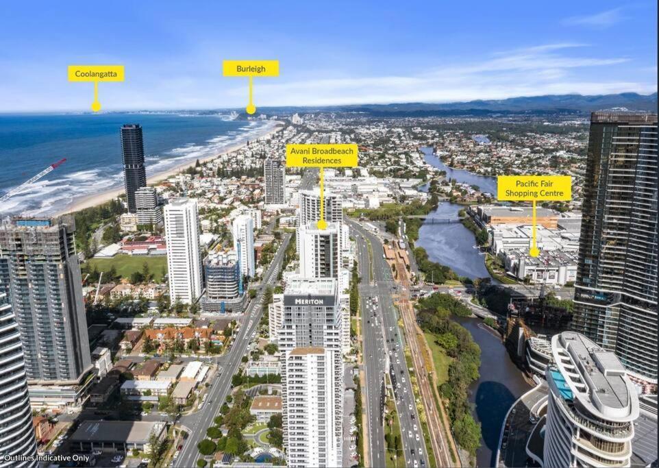 Broadbeach Stunner Modern And Central Gold Coast Buitenkant foto